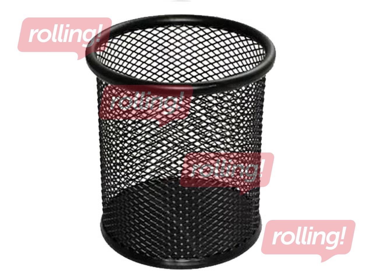 Rakstāmpiederumu trauks MemoBe, tukšs, metāla, melns