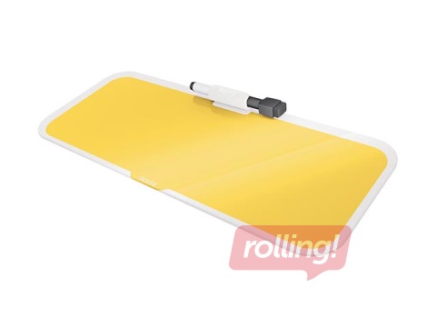 Glass Desk Notepad Leitz Cosy, yellow