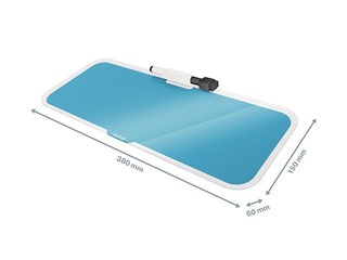 Galda tāfele Leitz Cosy, stikla, zila