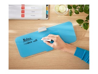 Glass Desk Notepad Leitz Cosy, blue