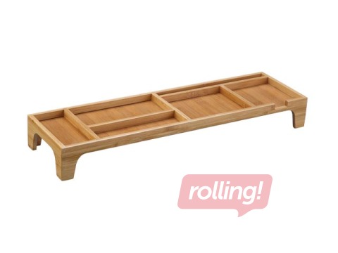 Galda organizators Forofis, bambusa, 530x150x65mm