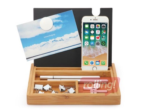 Органайзер для стола Forofis, бамбук, 220x160x23мм