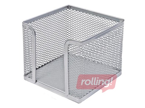 Бокс для бумаги MemoBe, метал, серебристый