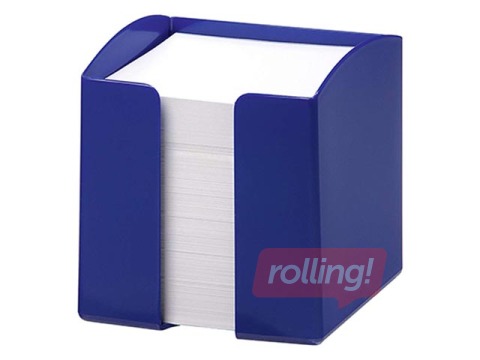 Подставка для бумажного блока Durable Trend, 10x10.5x10 см, пластик, синий