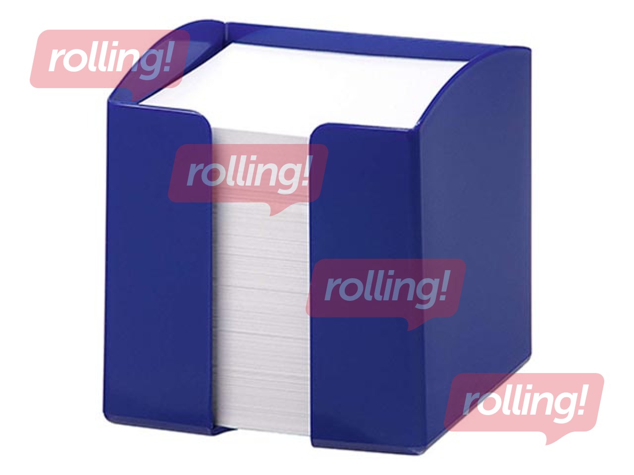 Подставка для бумажного блока Durable Trend, 10x10.5x10 см, пластик, синий