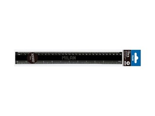 Ruler Milan Shadow, black, 30cm