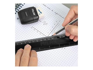 Ruler Milan Shadow, black, 30cm