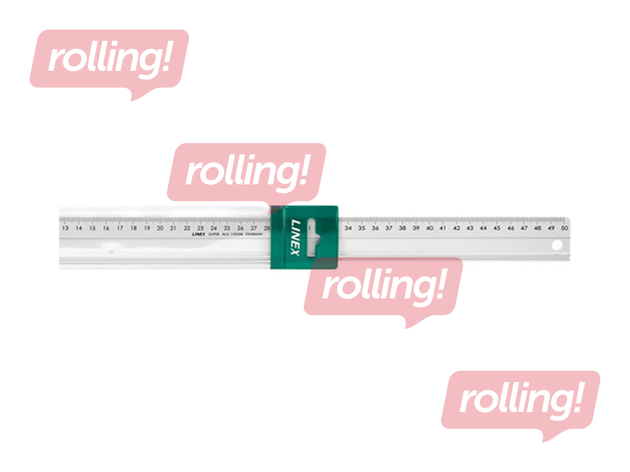 Lineāls, Linex 1950M, alumīnija, 50cm