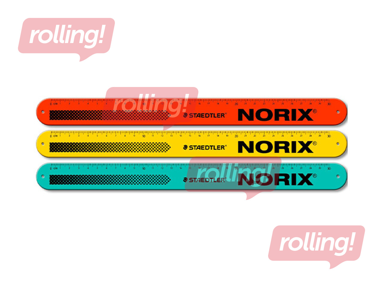 Lineāls Staedtler Norix - Snap it, dažādas krāsas