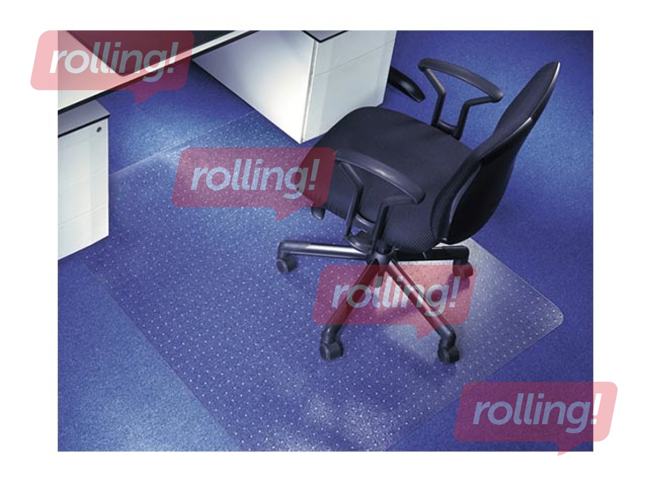 Настил под креслом для пола с ковролином Rillstab, 120x90см