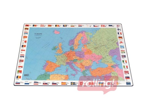Galda segums Bantex, Eiropas karte, 44x63cm