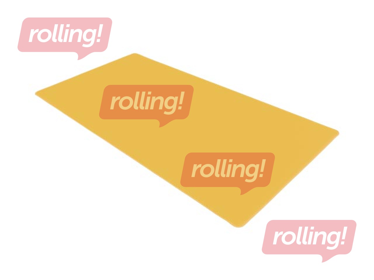 Настил для стола Leitz Cosy, желтый, 80x40см