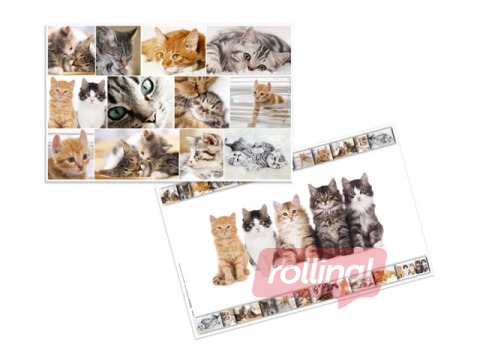 Desk pad with animals motif, 55x35cm