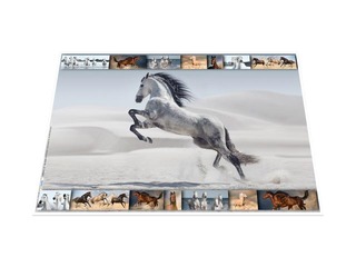 Desk pad with animals motif, 55x35cm