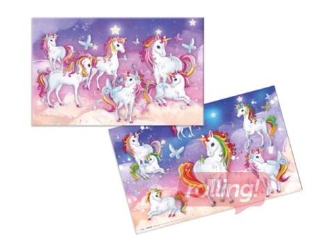 Galda segums ar Vienradžiem, 55x35cm