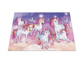 Galda segums ar Vienradžiem, 55x35cm