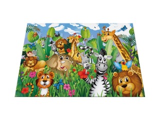 Desk pad with Jungle motif, 55x35cm