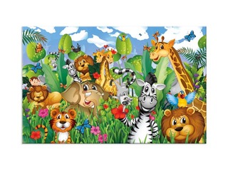 Galda segums ar džungļu tematiku, 55x35cm