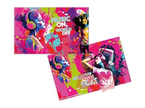 Desk pad Herma, Music Girl, 55x35cm