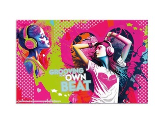 Galda segums Herma, Music Girl, 55x35cm