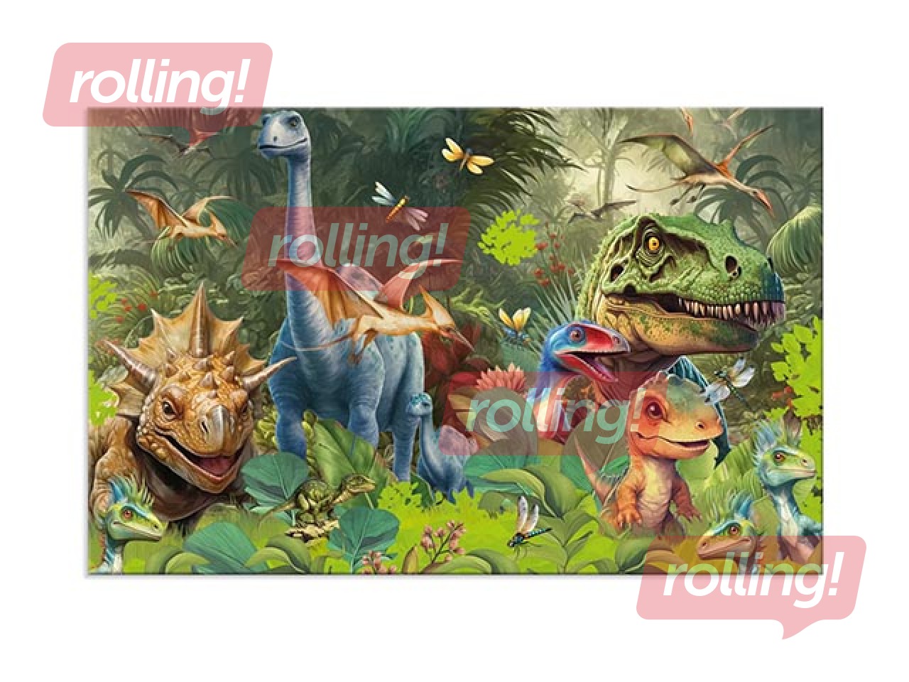 Lauaalus Herma, Dino World, 55x35cm