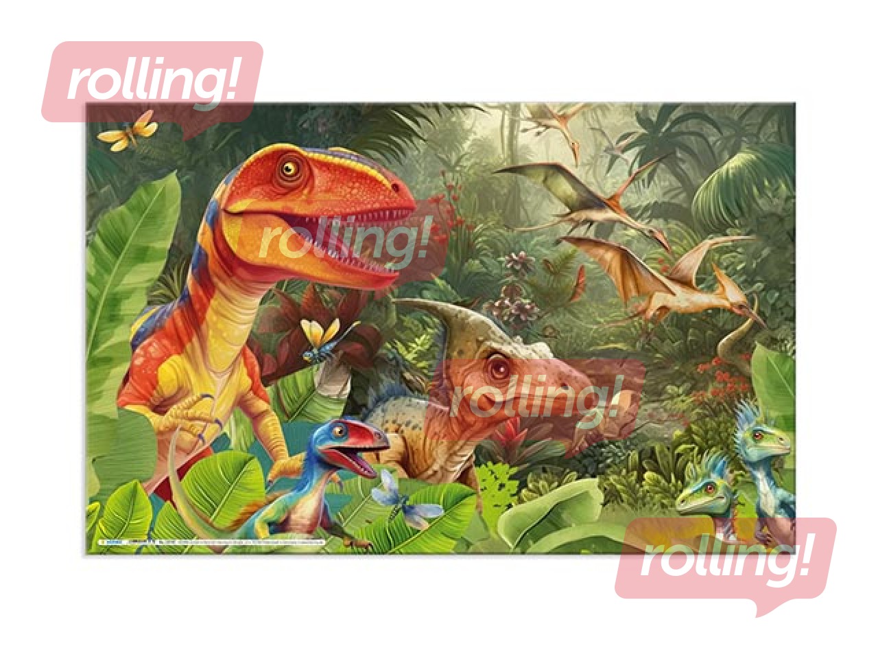Lauaalus Herma, Dino World, 55x35cm
