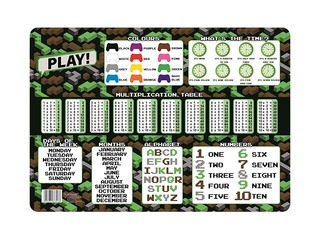 Lamineeritud lauamatt Bambino, A3, 2 erinevat disaini