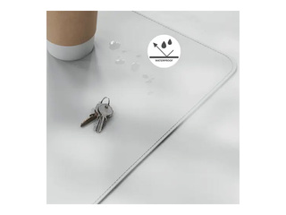 Galda segums Leitz Large, 80x40cm, gaiši pelēks