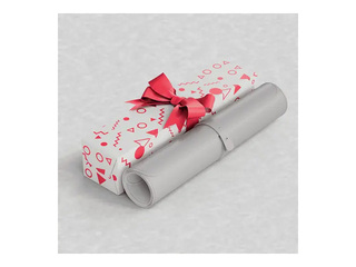 Galda segums Leitz Large, 80x40cm, gaiši pelēks