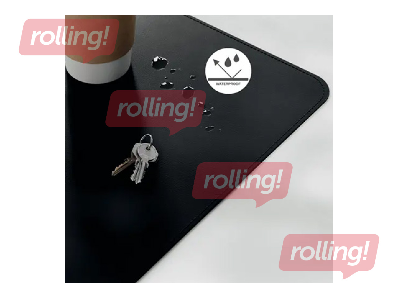 Desk Mat Leitz Large, 80x40cm, black