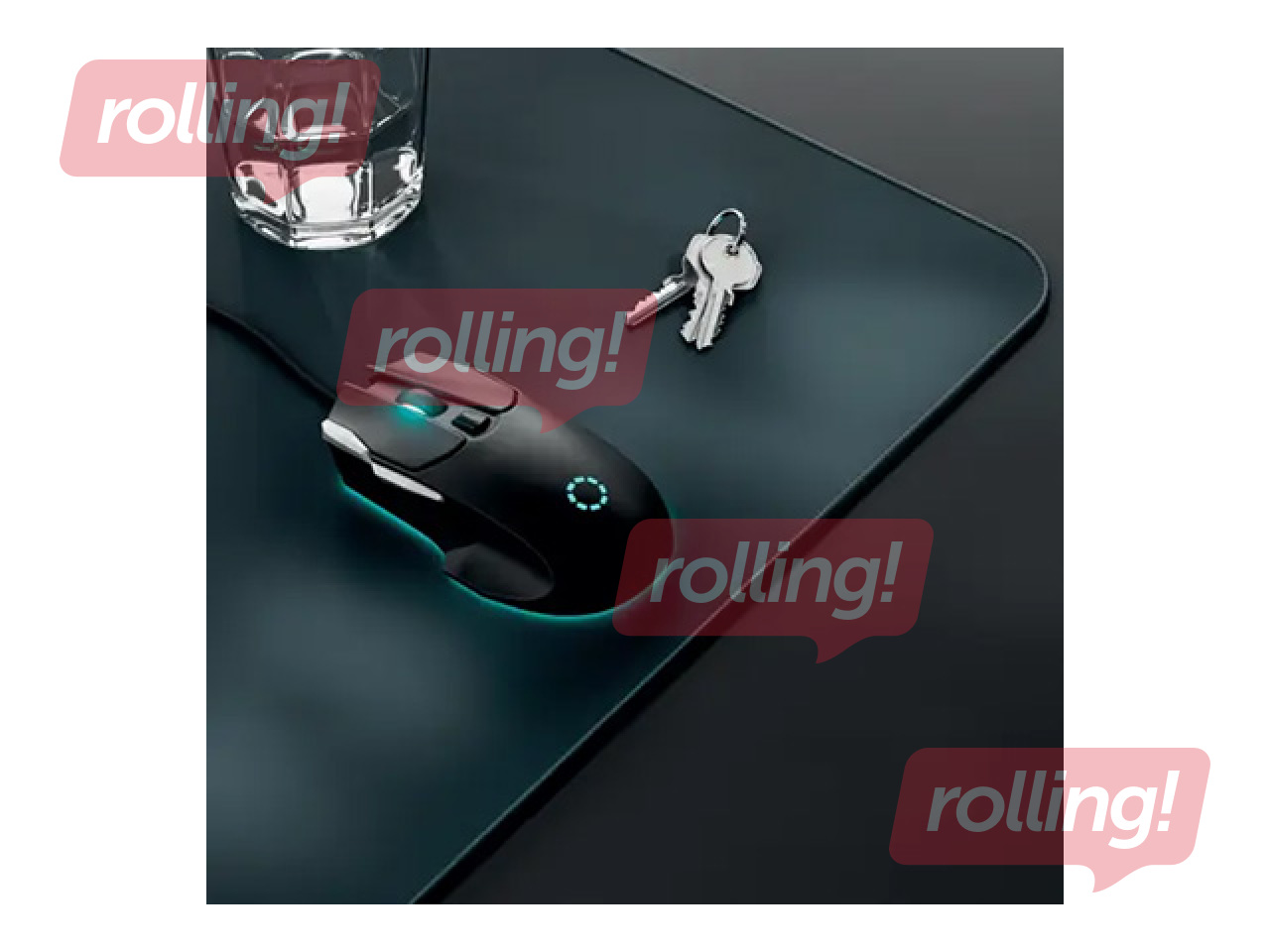 Desk mat Leitz Extra Large Gaming Mat, 100x40cm, dark grey