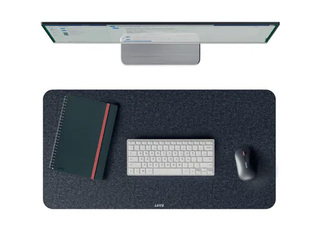 Galda segums Leitz Large Felt Desk Mat, 70x36cm, tumši pelēks