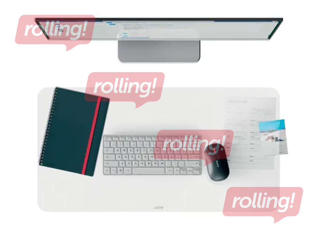 Galda segums Leitz Large Transparent Desk Mat, 70x36cm, caurspīdīgs