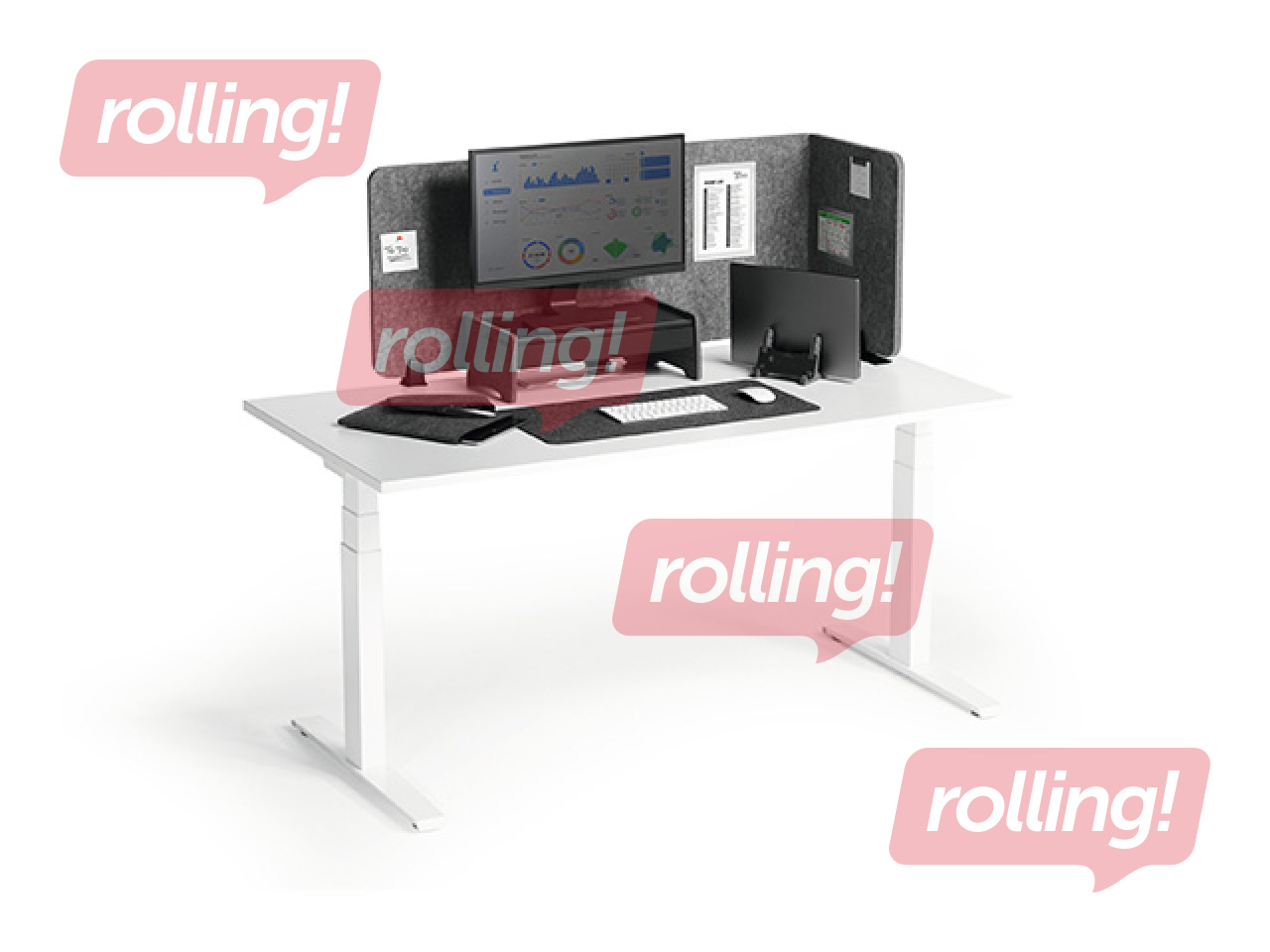 Desk divider Durable, Effect 160