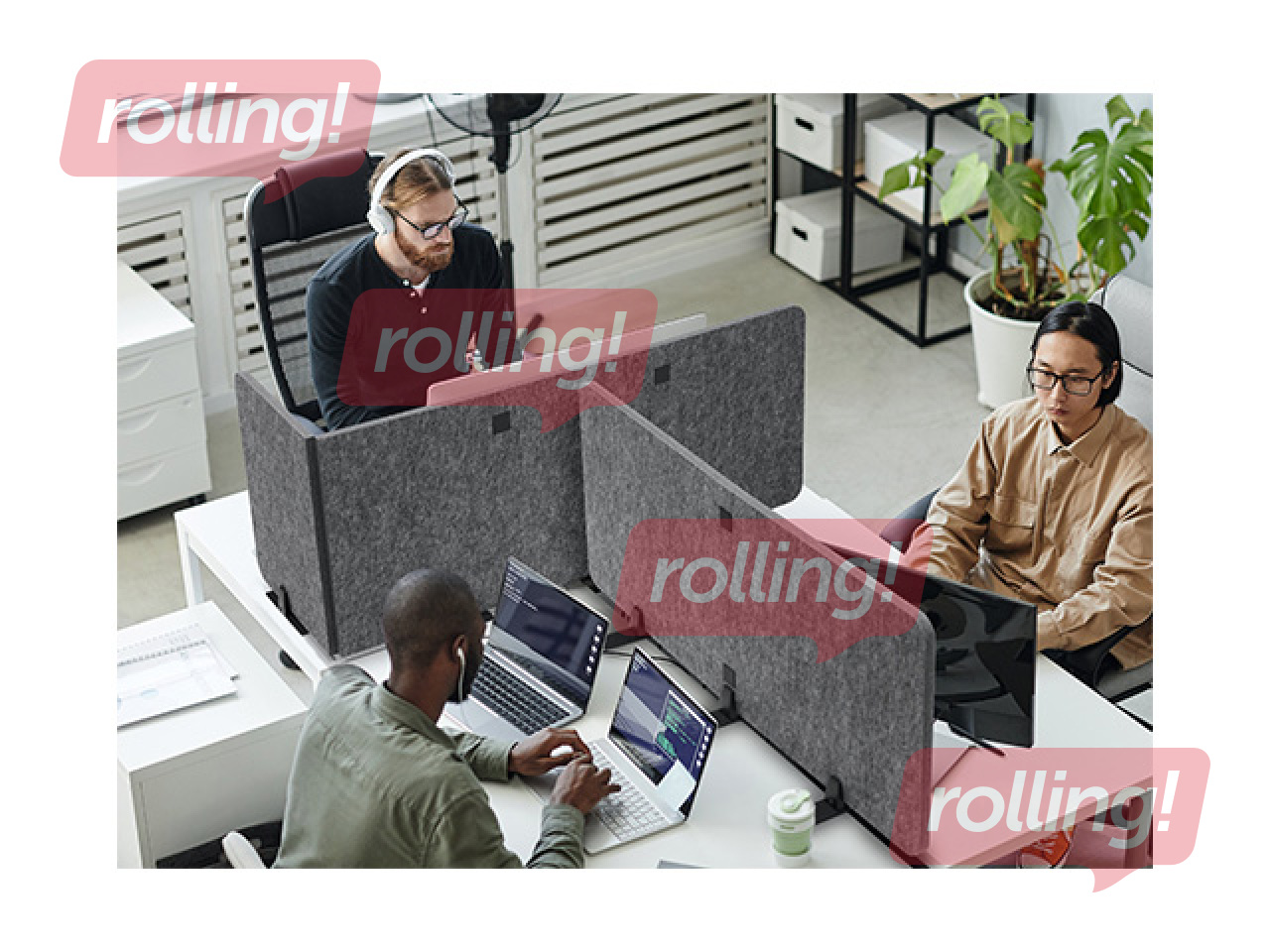 Galda nodalījums salokāms Durable, Effect 120, filca