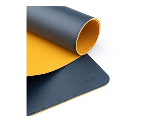 Desk mat Sax, blue/yellow, 45x90cm