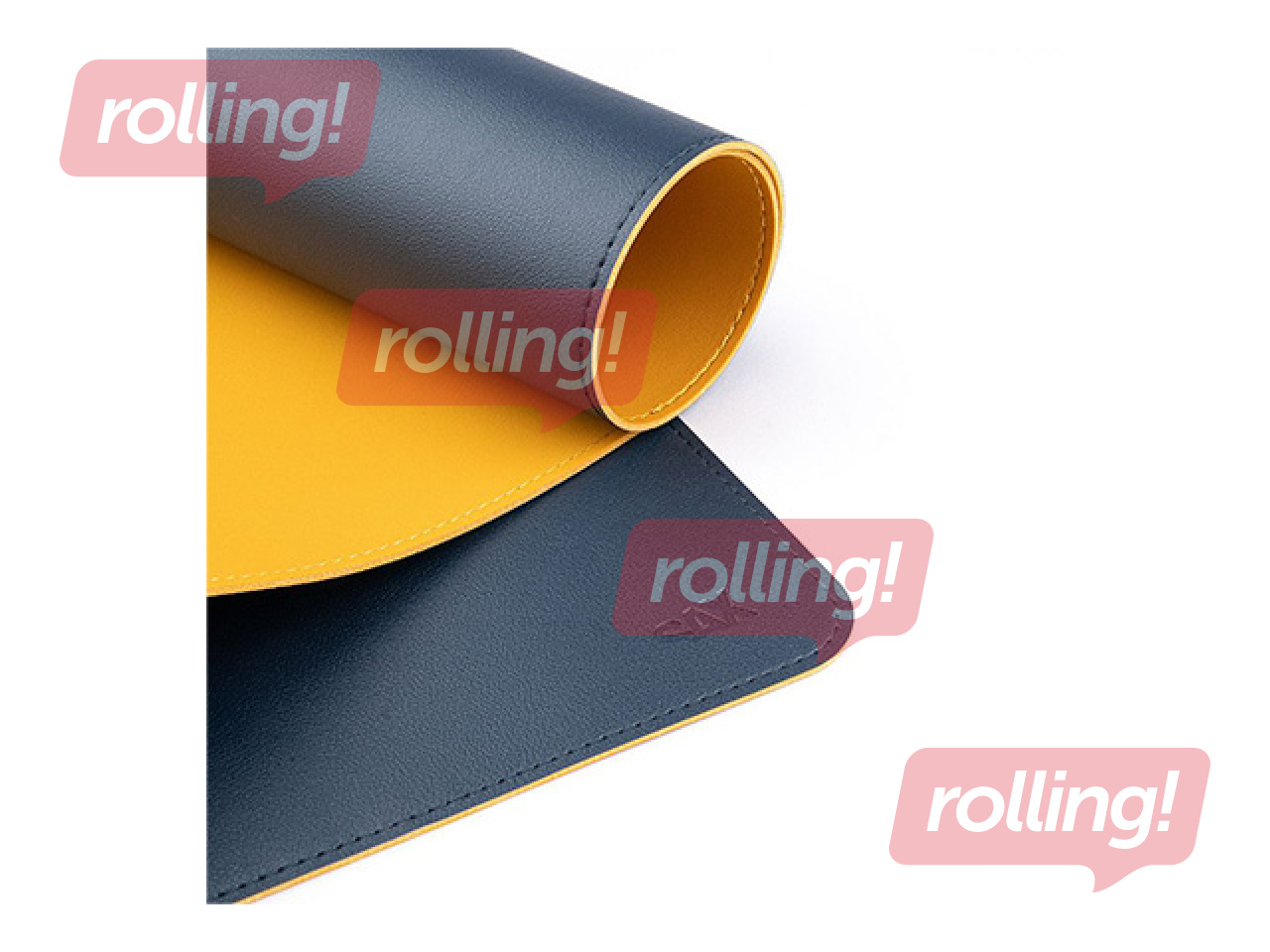 Desk mat Sax, blue/yellow, 45x90cm