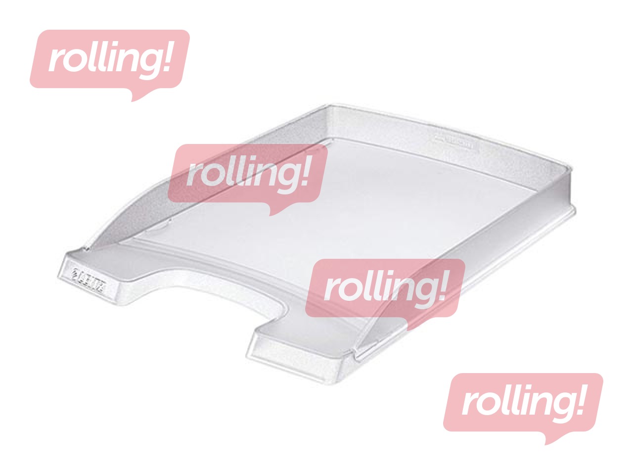 Dokumentu plaukts Leitz Plus Slim, caurspīdīgs