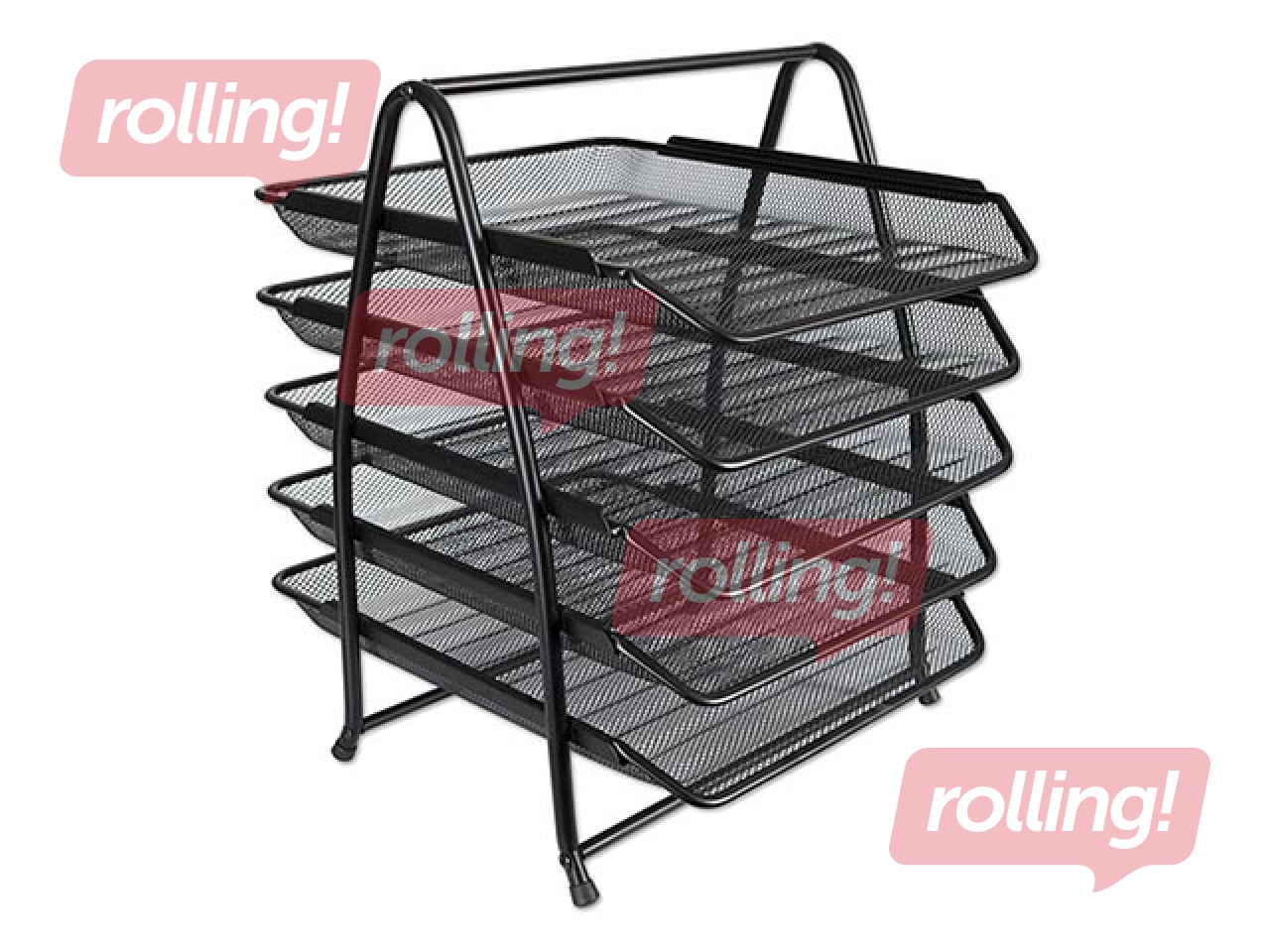 Document tray set Concorde metal, black