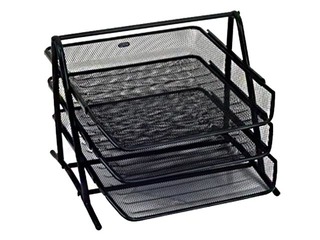 Letter tray Grand, metal, black