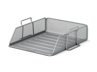 Dokumentu plaukts ErichKrause, metāla, 80mm, sudraba