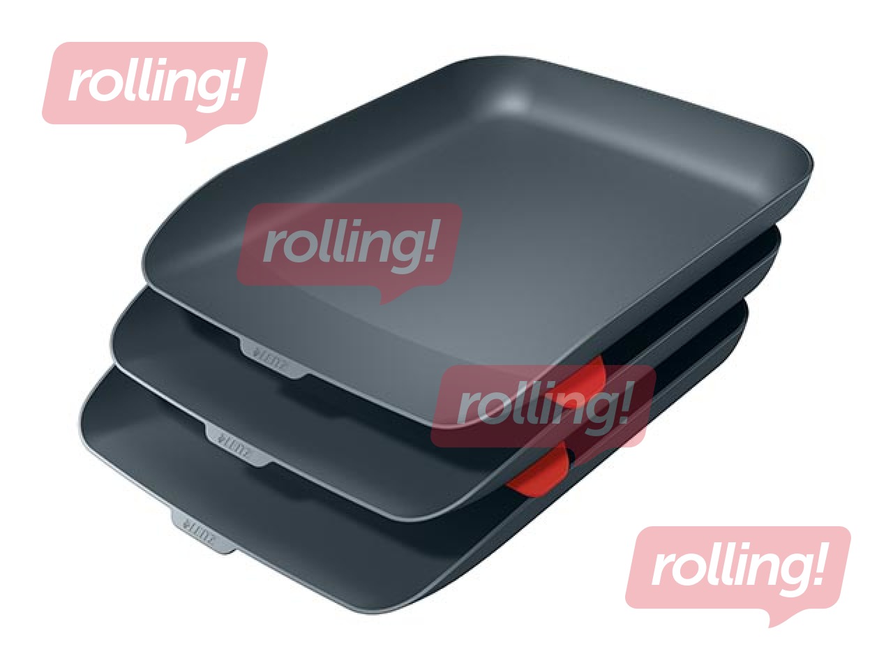 Dokumentu plauktu komplekts Leitz Cosy 3, pelēks