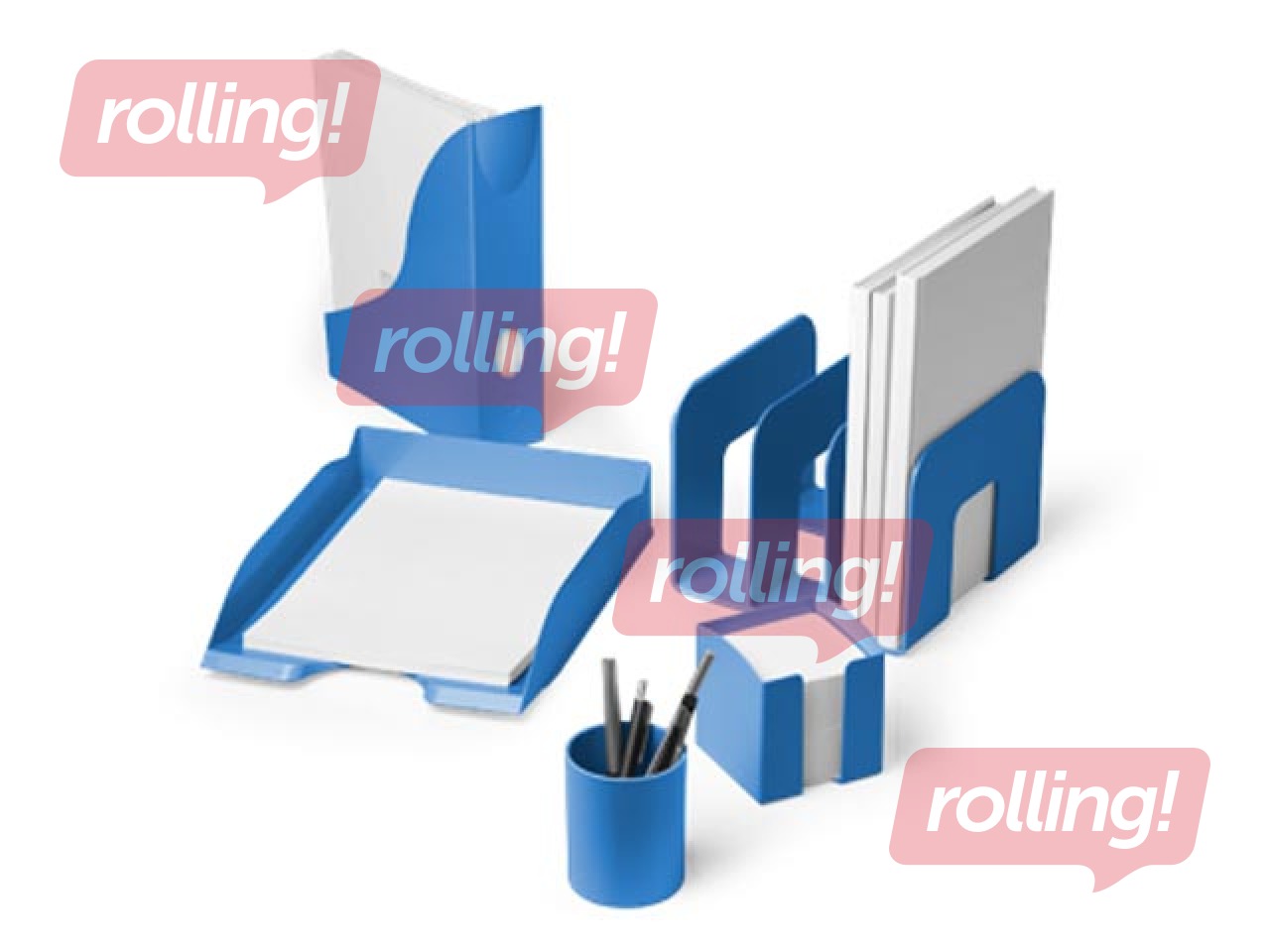 Dokumentu plaukts Durable Eco, zils