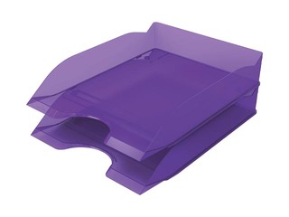 Dokumentu plaukts Durable Basic, caurspīdīgi violets
