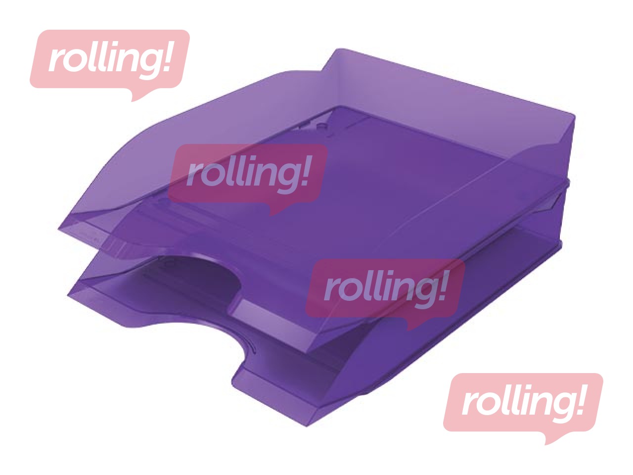 Letter tray Basic Durable Basic, transparent purple