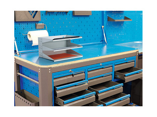 Dokumentu plauktu komplekts, Durable, atvērums platākajā malā, pelēks, A4