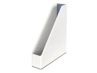 Dokumendihoidja Leitz WOW, valge/hall + KINGITUS! Osta ajakirjafailid Leitz WOW ja saa kingitus!