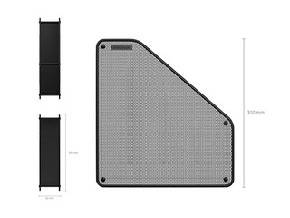 Dokumentu statīvs ErichKrause, metāla, melns