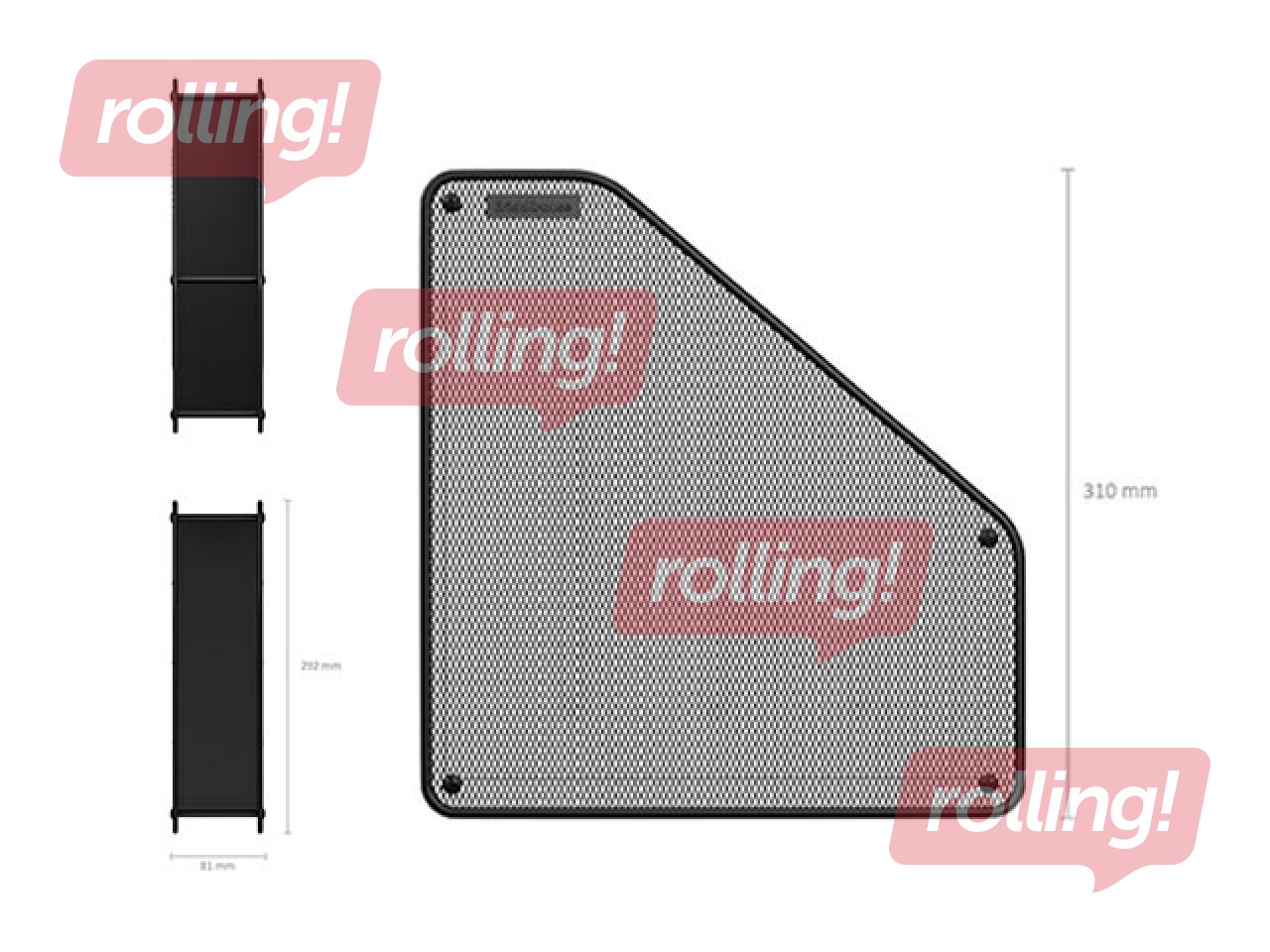Dokumentu statīvs ErichKrause, metāla, melns