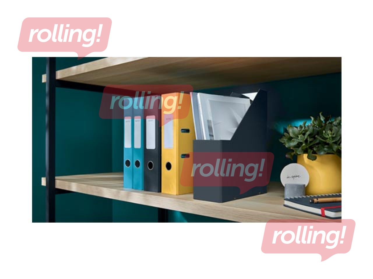 Dokumentu statīvs Leitz Coy Click & Store, saliekams, pelēks